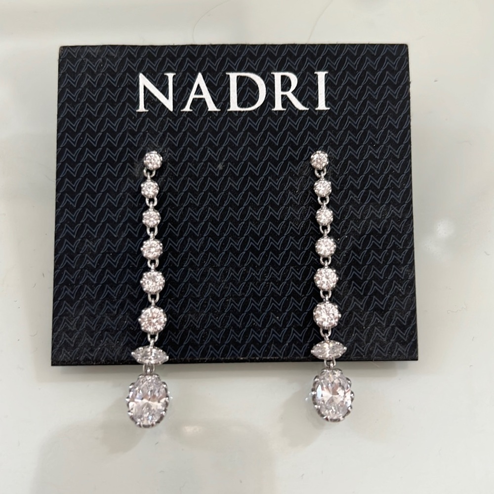 Nadri Silver Earrings